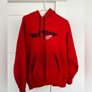 Vintage Red Wings Hoodie